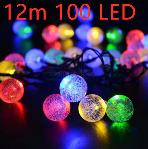 Crystal solar power of the led lamp string lights christmas lights solar garden outdoor decoration for christmas - Image 9