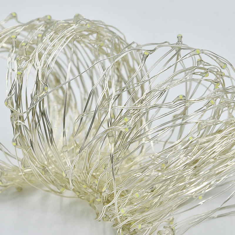 Decorative Outdoor Courtyard Colored Outdoor Christmas Copper Wire String Lights - Image 3