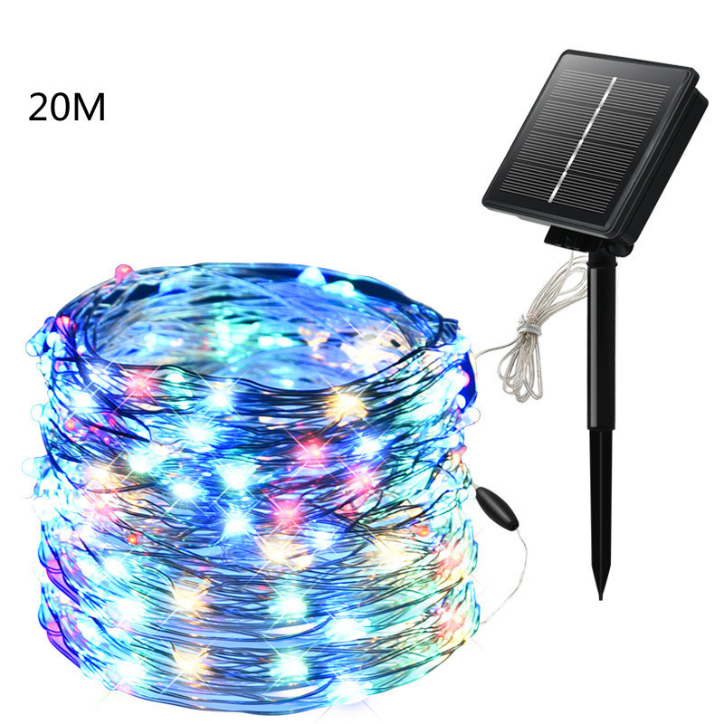 Decorative Outdoor Courtyard Colored Outdoor Christmas Copper Wire String Lights - Image 10