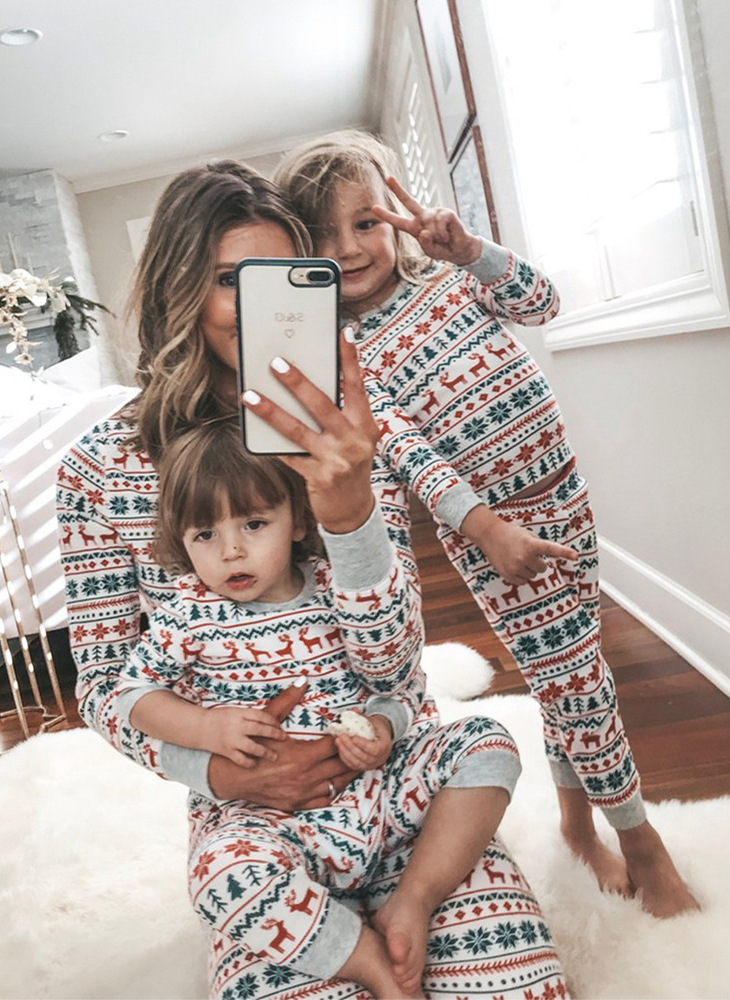 Christmas Pajamas Family Matching New Year Father Mother Kids Baby Look Clothes Set Dad Mom And Daughter Son Pyjamas Outfit - Image 5