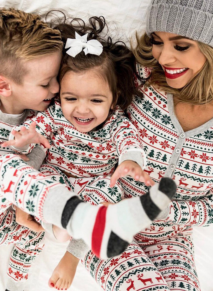 Christmas Pajamas Family Matching New Year Father Mother Kids Baby Look Clothes Set Dad Mom And Daughter Son Pyjamas Outfit - Image 8