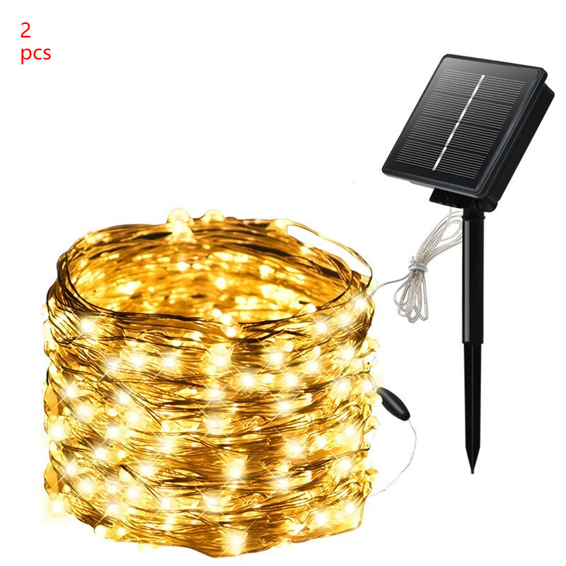 Decorative Outdoor Courtyard Colored Outdoor Christmas Copper Wire String Lights - Image 5