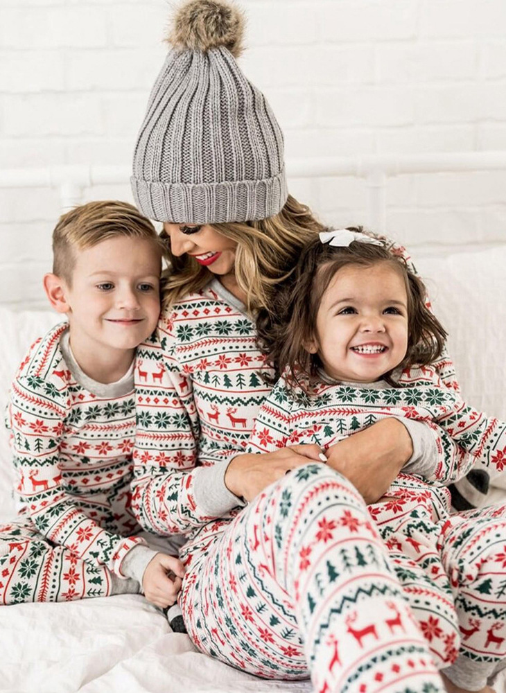 Christmas Pajamas Family Matching New Year Father Mother Kids Baby Look Clothes Set Dad Mom And Daughter Son Pyjamas Outfit - Image 6
