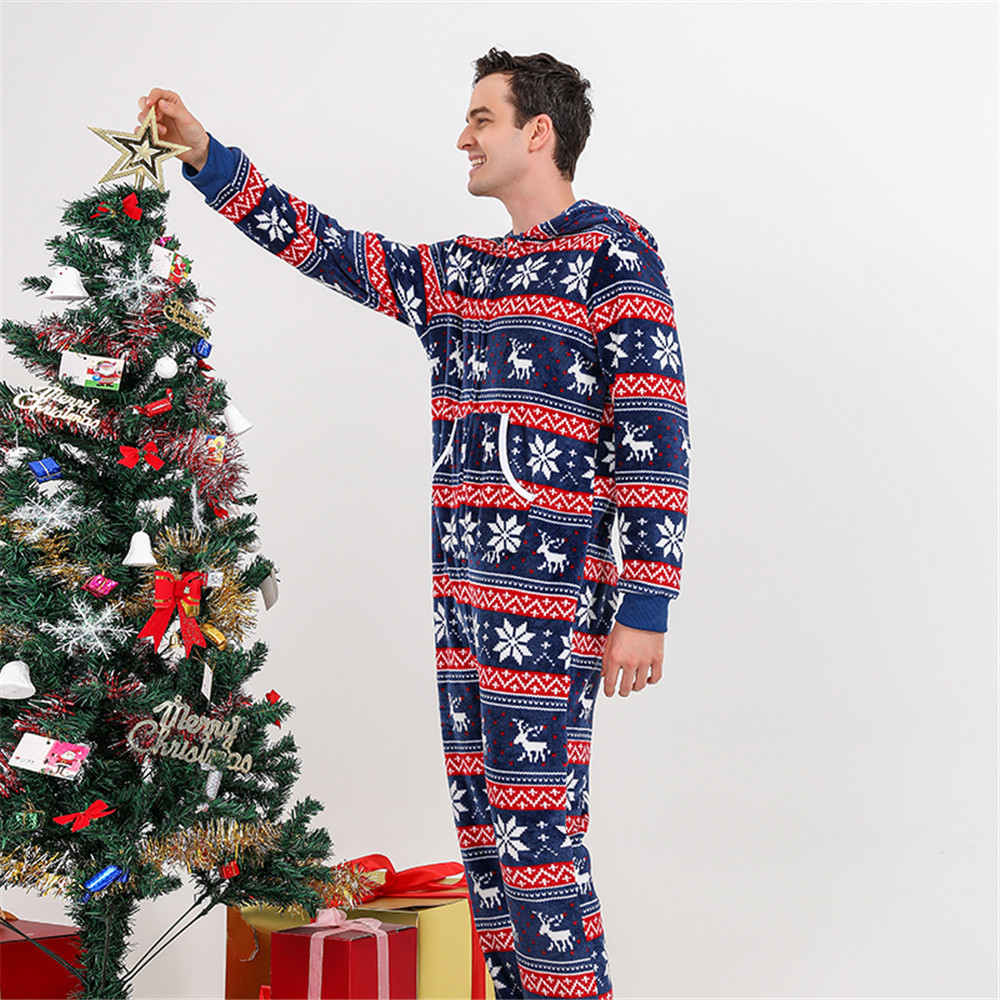 European And American New Family Pajamas Set For Christmas - Image 2